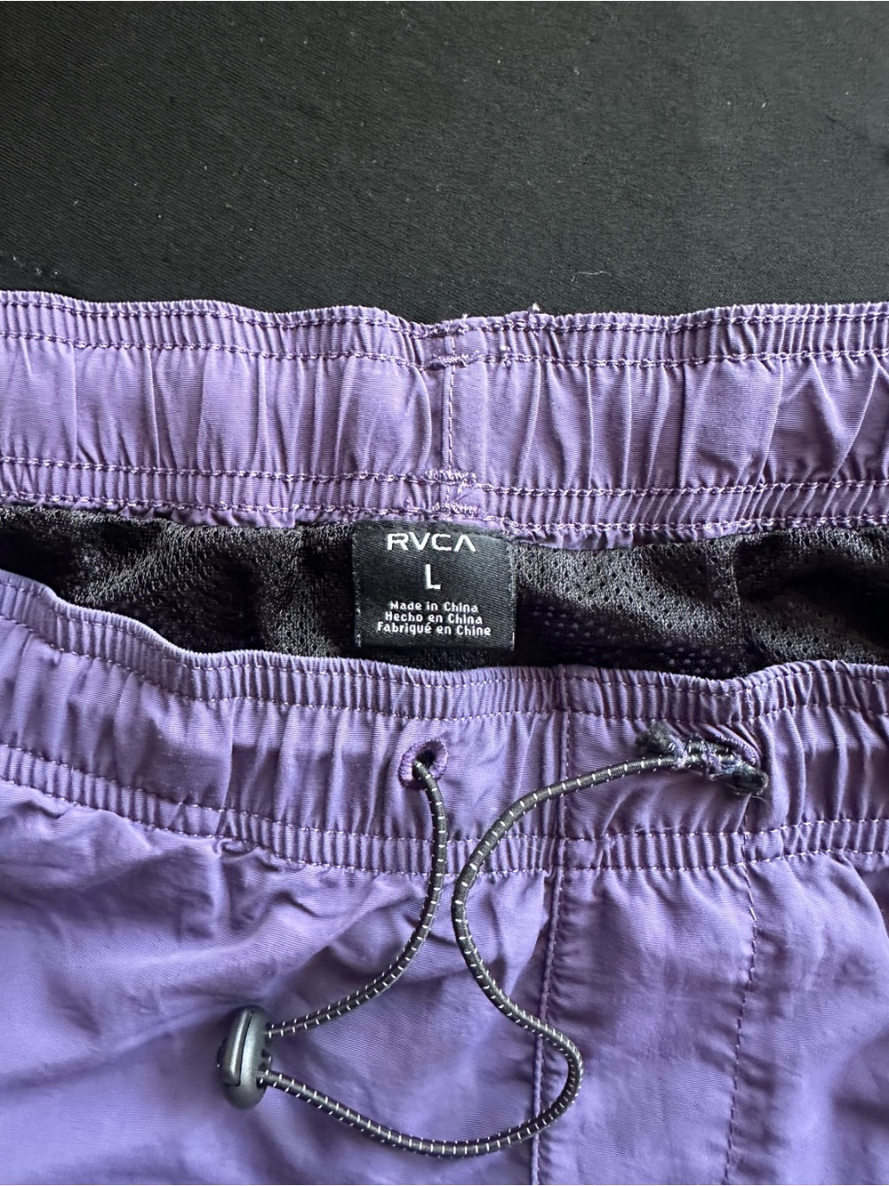 RVCA Lavender Sports Shorts - Picture 3 of 4